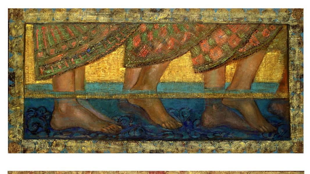 Barefoot  Fine Art Painting Myroslava Perevalska - Subjektiv.art