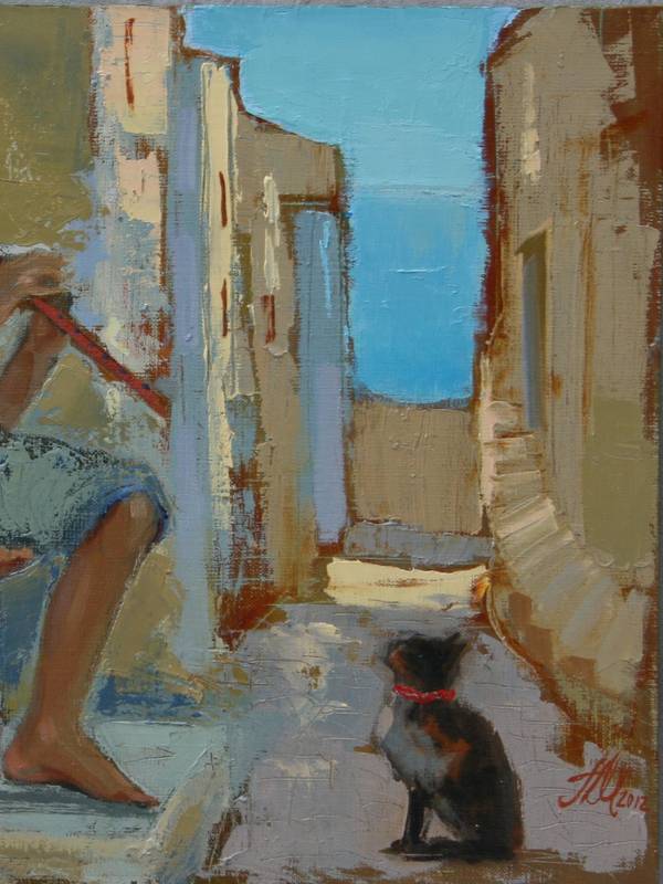 Musical siesta  Fine Art Painting Myroslava Perevalska - Subjektiv.art