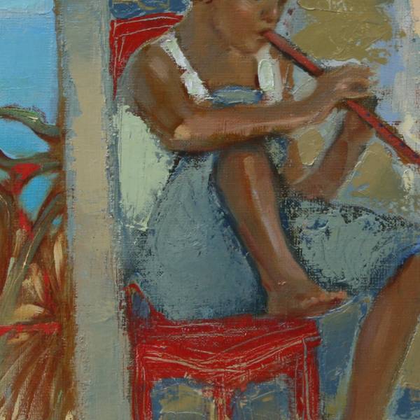 Musical siesta  Fine Art Painting Myroslava Perevalska - Subjektiv.art