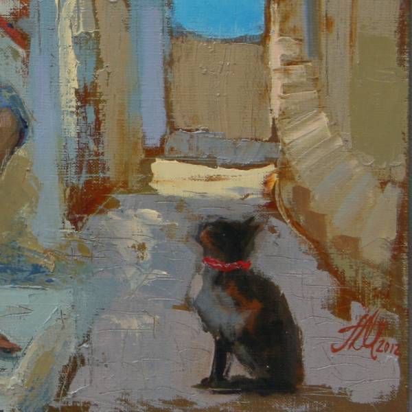 Musical siesta  Fine Art Painting Myroslava Perevalska - Subjektiv.art