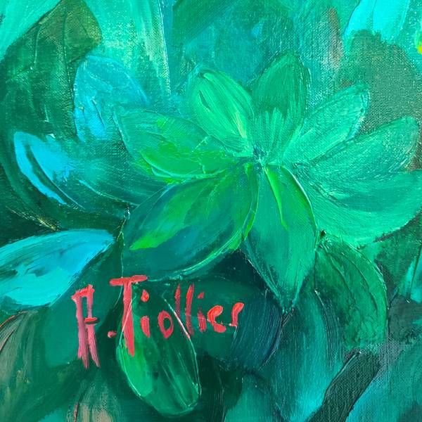 La serre tropicale Fine Art Painting Agnes Tiollier - Subjektiv.art