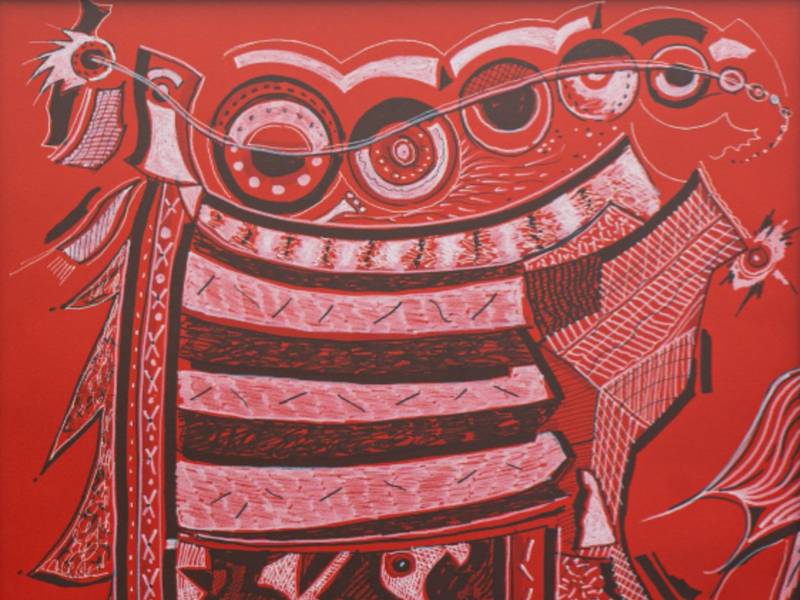 Phantoms Series Abstract Painting Private Profile - Subjektiv.art