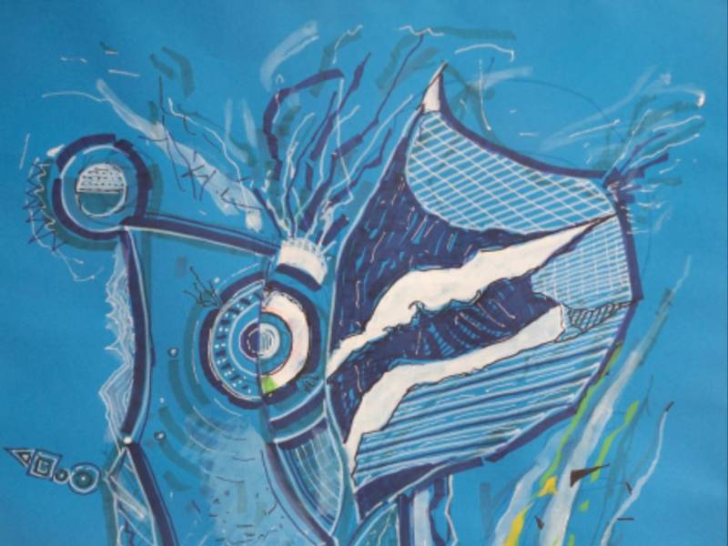 Phantoms Series Abstract Painting Private Profile - Subjektiv.art