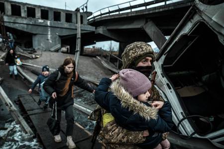 Irpin, Romanivskyi bridge - Subjektiv.art