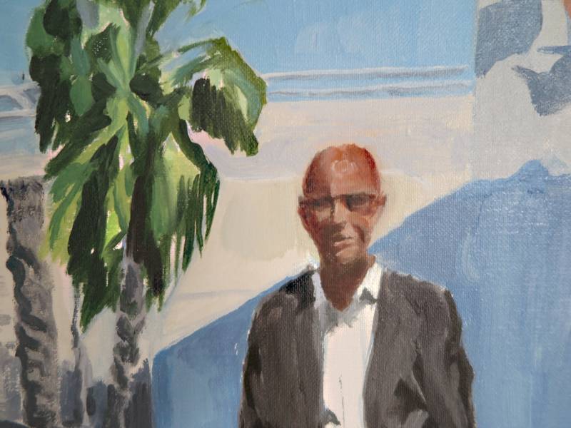 Backstage Fine Art Painting Karine Bartoli - Subjektiv.art