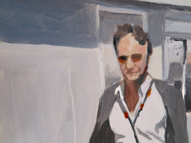 Backstage Fine Art Painting Karine Bartoli - Subjektiv.art