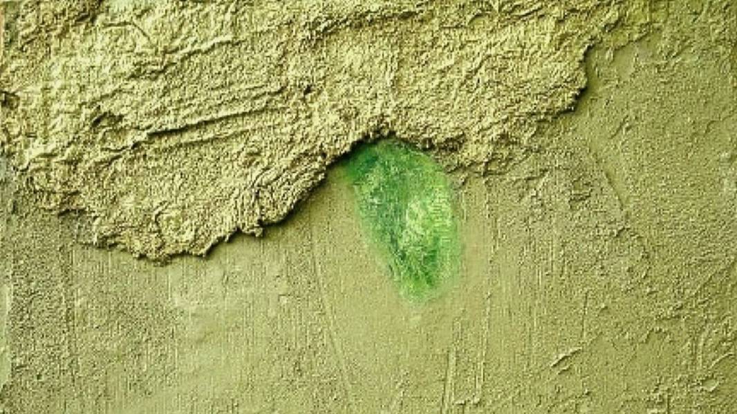 Green Light Organic Painting Olena Ryzhykh - Subjektiv.art