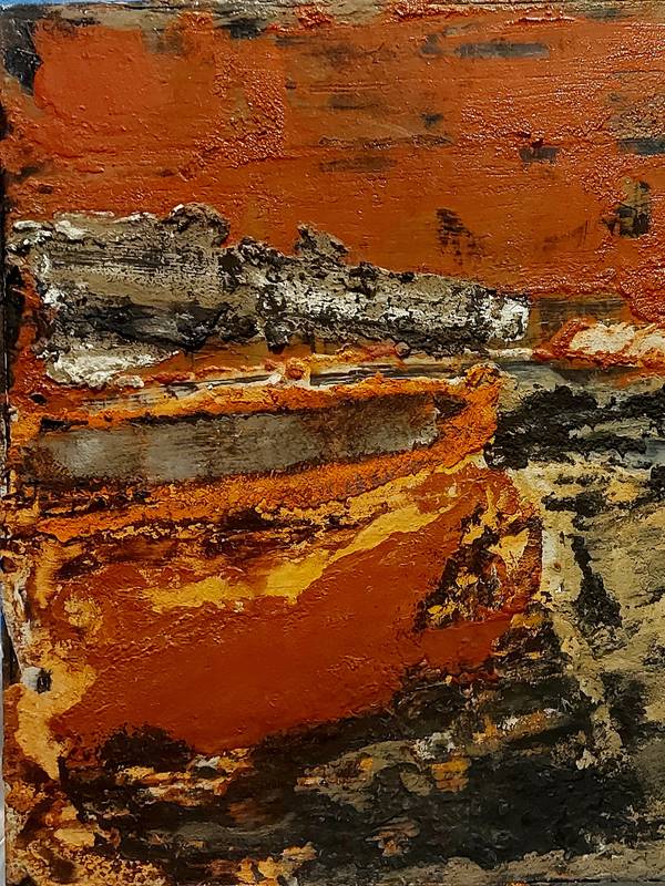 Seismic activity Expressive and gestural Painting Olena Ryzhykh - Subjektiv.art