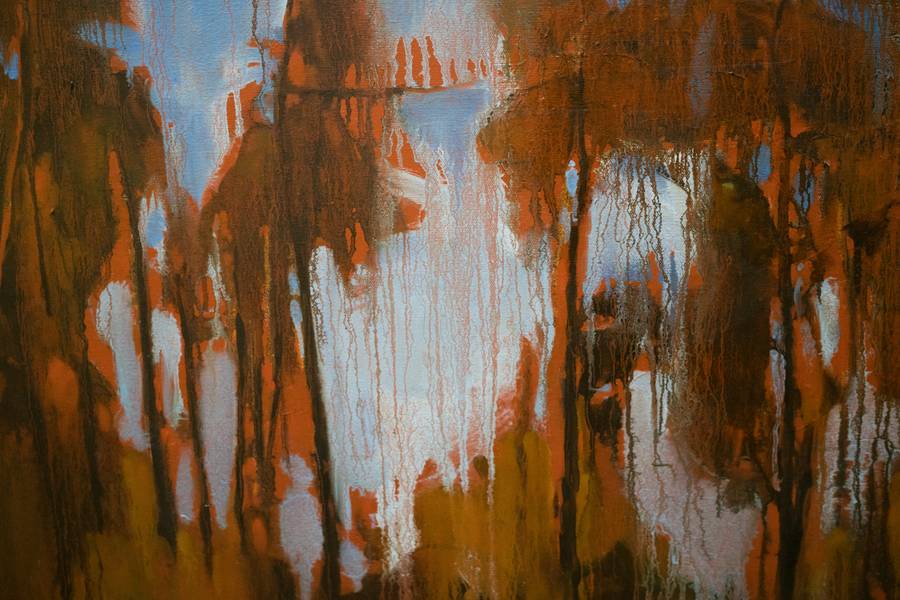 Svyatoshyn, pine trees Fine Art Painting Oleksiy Belusenko - Subjektiv.art