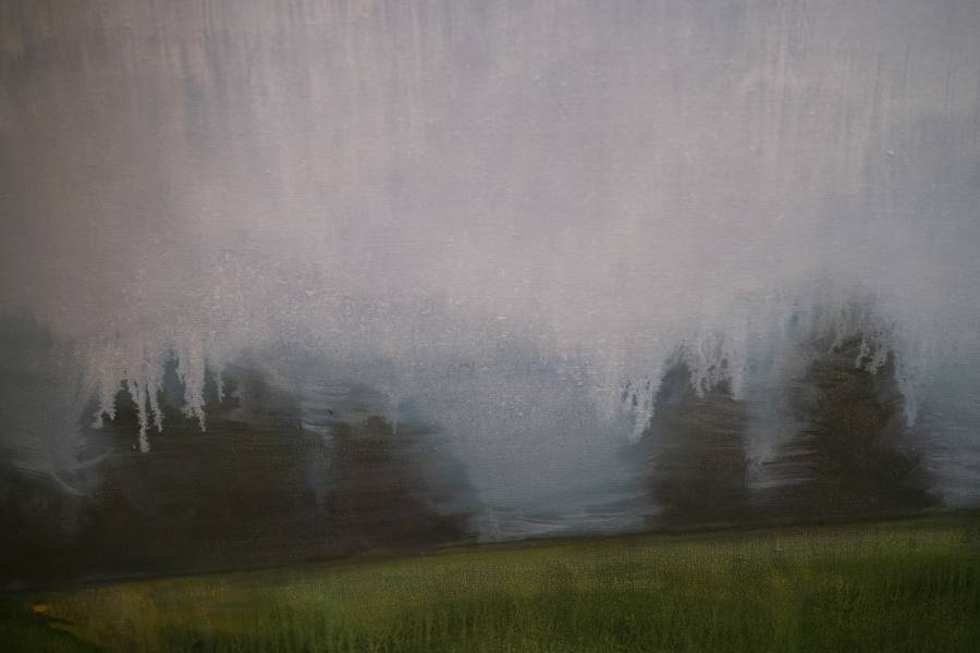 Morning fog in Javornik Fine Art Painting Oleksiy Belusenko - Subjektiv.art