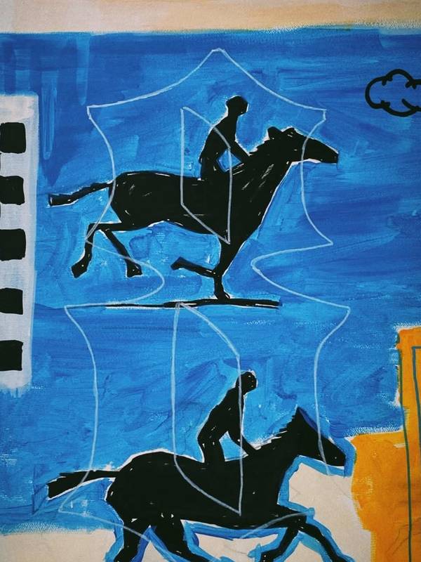 Happiness is not a horse; it doesn’t choose an easy road Unspecified Painting Danya Shulipa - Subjektiv.art