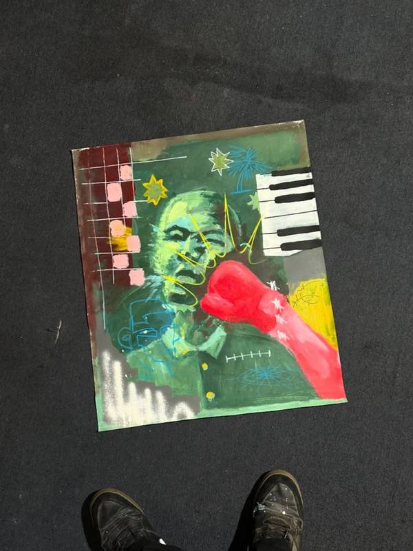 Punch back Urban and pop Painting Danya Shulipa - Subjektiv.art