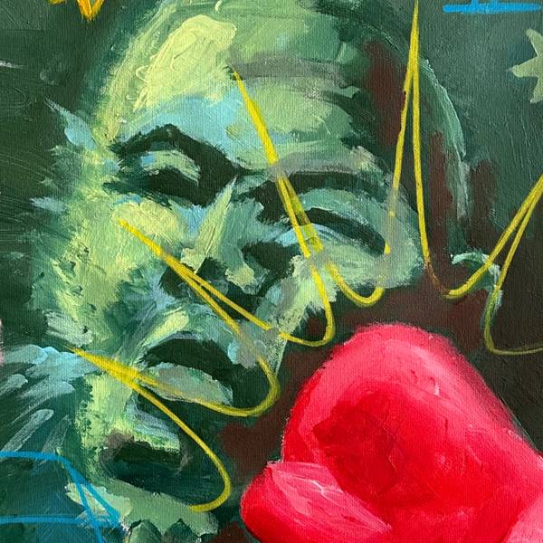 Punch back Urban and pop Painting Danya Shulipa - Subjektiv.art