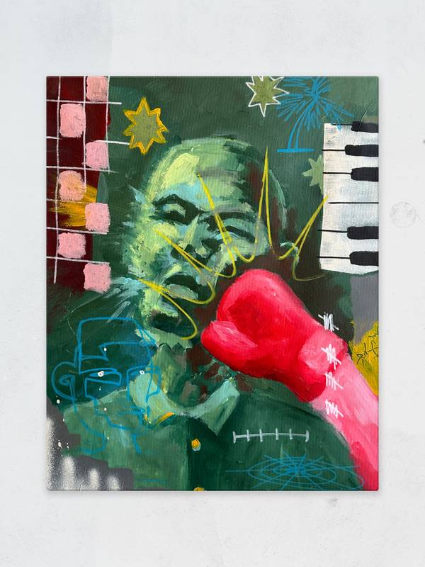 Punch back Urban and pop Painting Danya Shulipa - Subjektiv.art