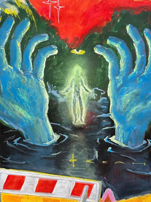 Ocean Urban and pop Painting Danya Shulipa - Subjektiv.art