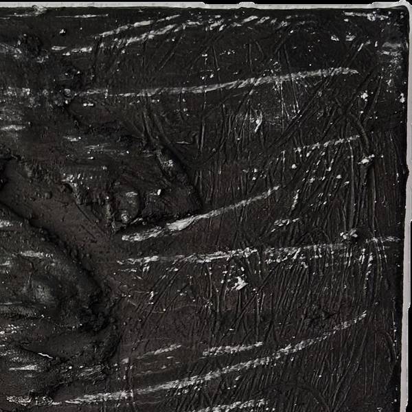 Noir Abstract Painting Kalyna  Seriakovska - Subjektiv.art