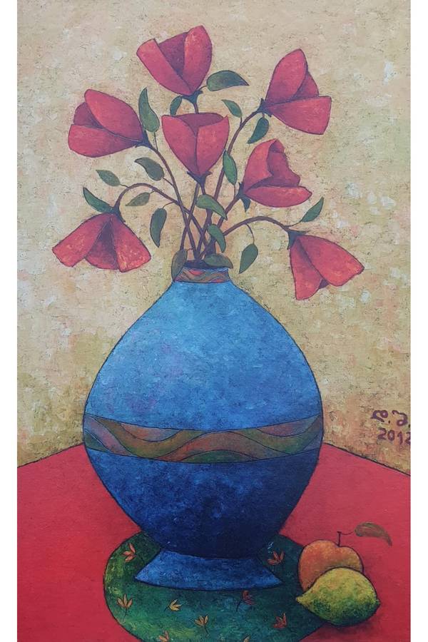 Flowers in a vase  - Subjektiv.art