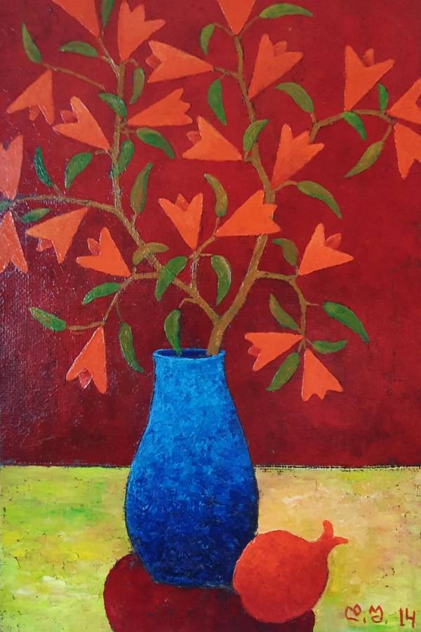 Pomegranate branches  - Subjektiv.art