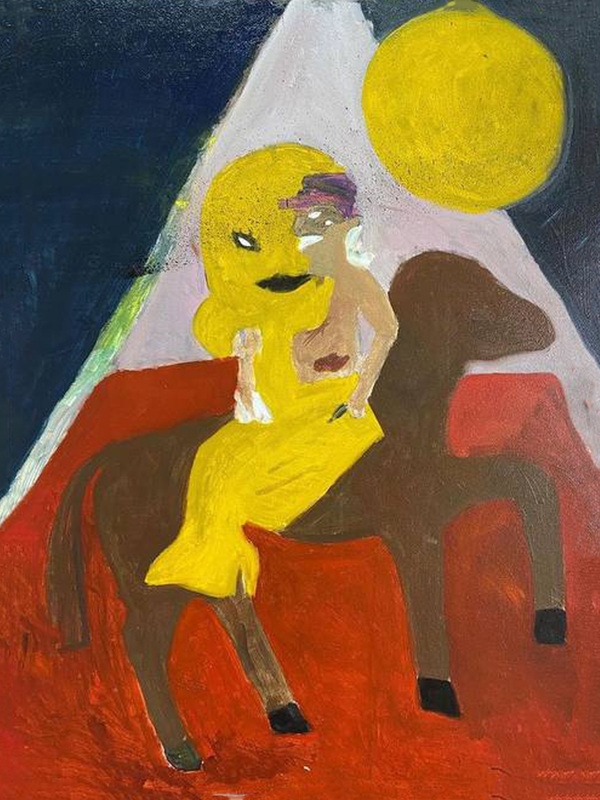 My girlfriend is the moon.  - Subjektiv.art
