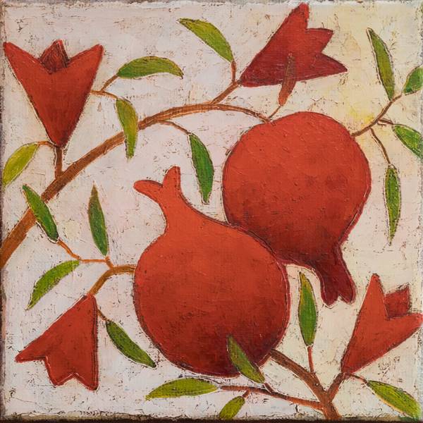 Pomegranate branch  - Subjektiv.art