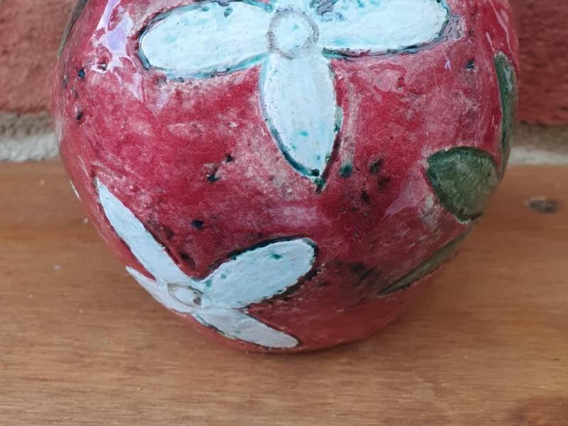Pomegranate vase Fine Art Ceramic David Sharashydze - Subjektiv.art