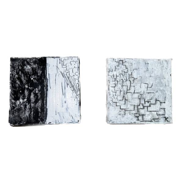 Square 4 Abstract Painting Kalyna  Seriakovska - Subjektiv.art