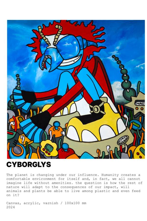 Cyborglys Pop art Painting Sestry Feldman - Subjektiv.art