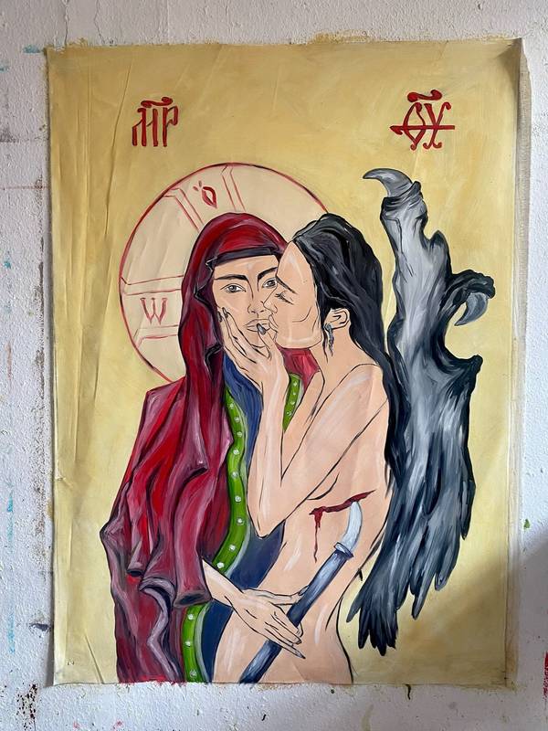 Judas Impressionistic Painting Ellada Ludogo - Subjektiv.art