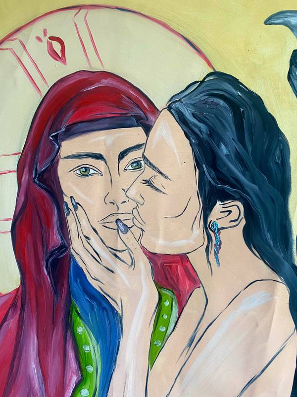 Judas Impressionistic Painting Ellada Ludogo - Subjektiv.art