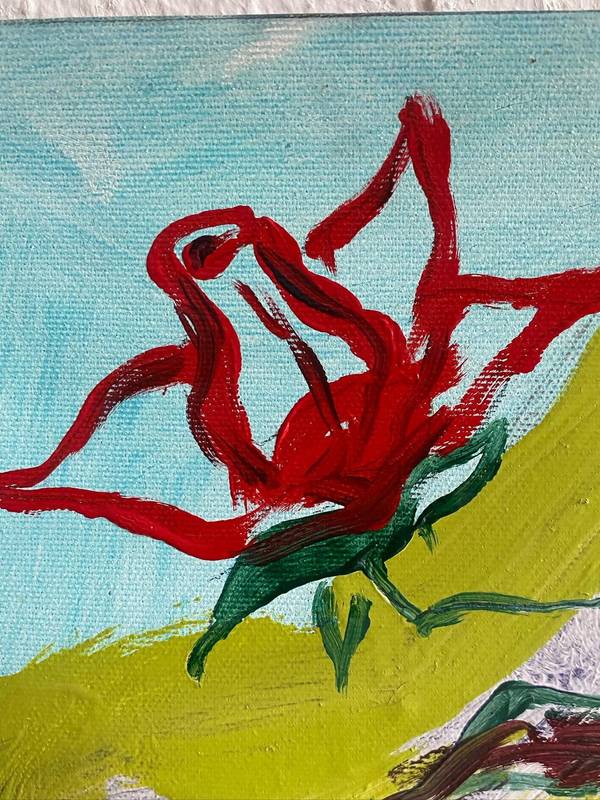 Peacock Impressionistic Painting Ellada Ludogo - Subjektiv.art