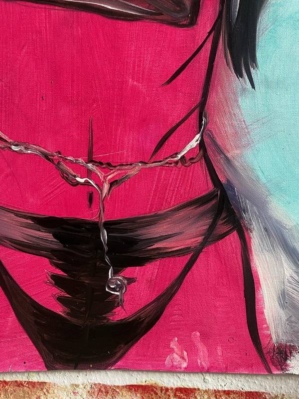 Peacock Impressionistic Painting Ellada Ludogo - Subjektiv.art