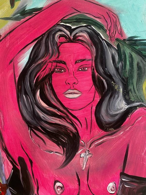 Peacock Impressionistic Painting Ellada Ludogo - Subjektiv.art