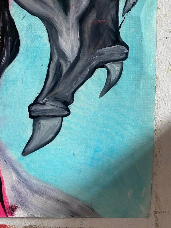 Peacock Impressionistic Painting Ellada Ludogo - Subjektiv.art