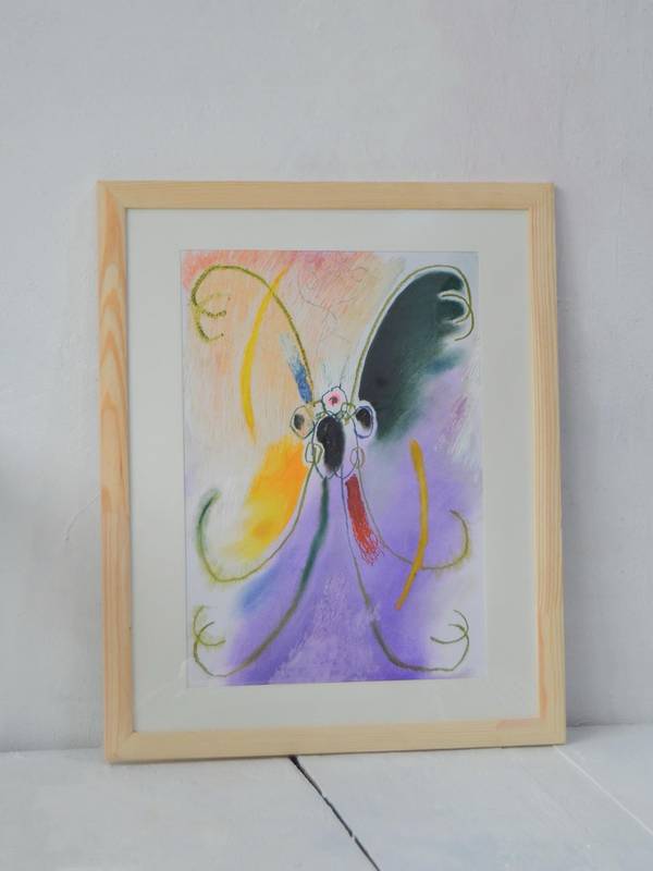 butterfly Abstract Drawing Yehor Hrybovych - Subjektiv.art