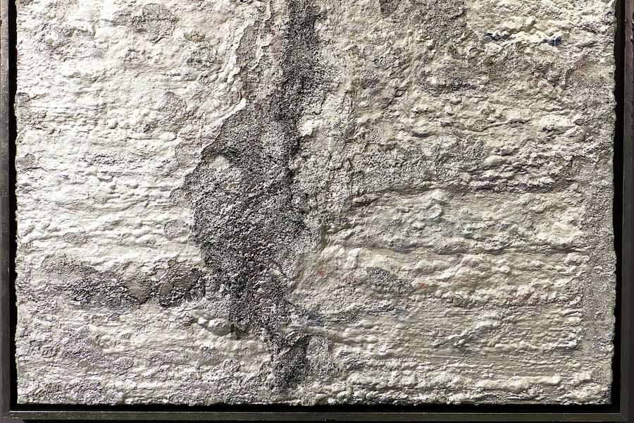 Silver ore 6 Abstract Mixed media Max Vityk - Subjektiv.art