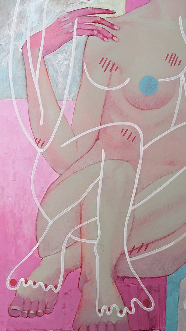 Elizabeth  Modern Painting Alina  Anokhina  - Subjektiv.art