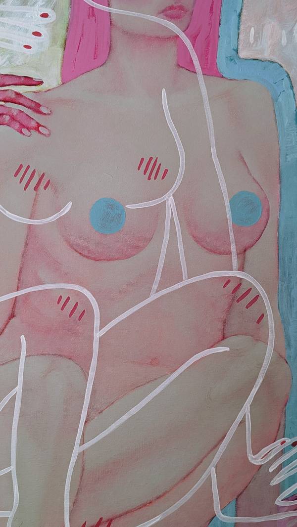 Elizabeth  Modern Painting Alina  Anokhina  - Subjektiv.art