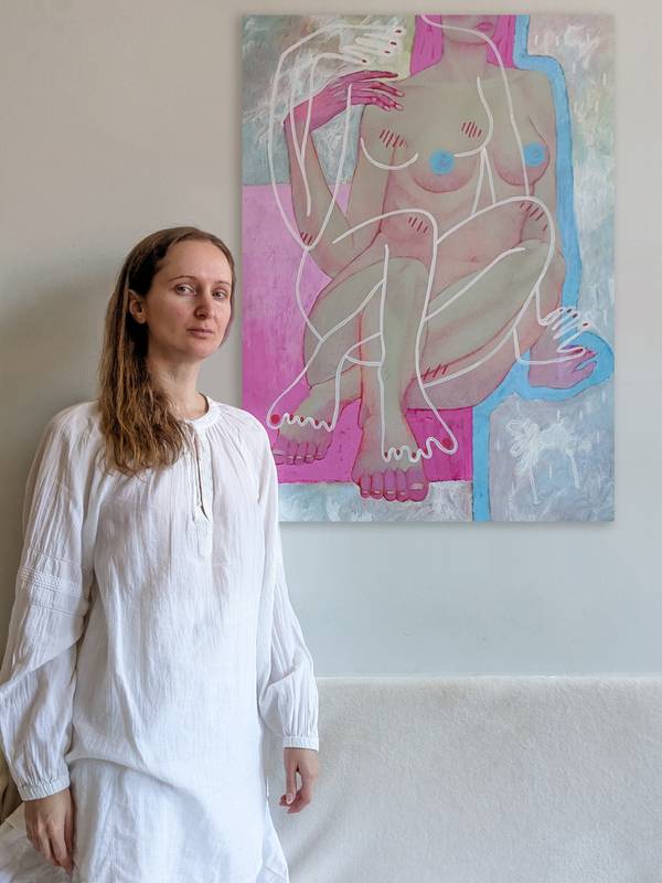 Elizabeth  Modern Painting Alina  Anokhina  - Subjektiv.art