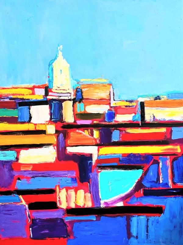 City scape . Noon  Ganna Kryvolap - Subjektiv.art