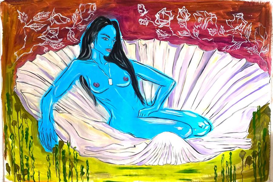 Perla Impressionistic Painting Ellada Ludogo - Subjektiv.art