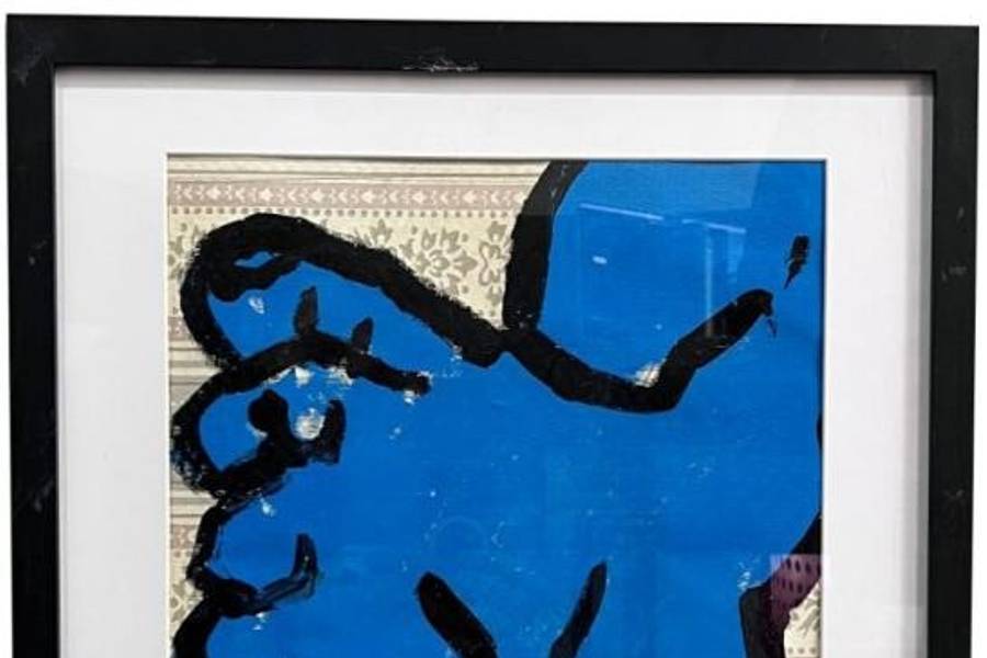Blue Legs Bogdan Fine Art Painting Dmytro Kozynets - Subjektiv.art