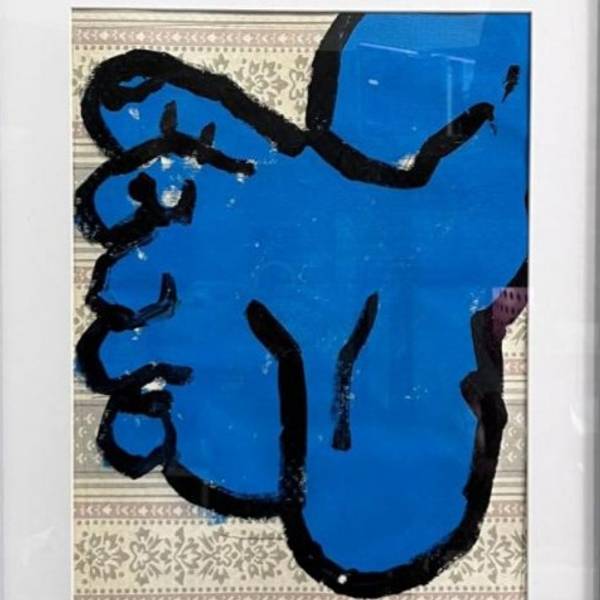 Blue Legs Bogdan Fine Art Painting Dmytro Kozynets - Subjektiv.art