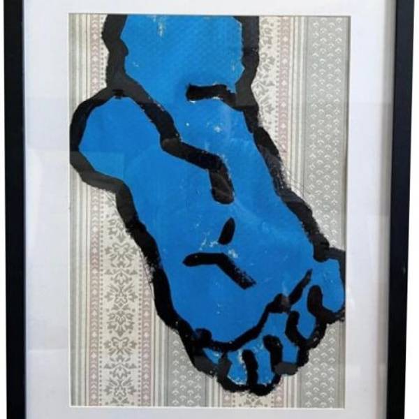 Blue Legs Bogdan 2 Fine Art Painting Dmytro Kozynets - Subjektiv.art