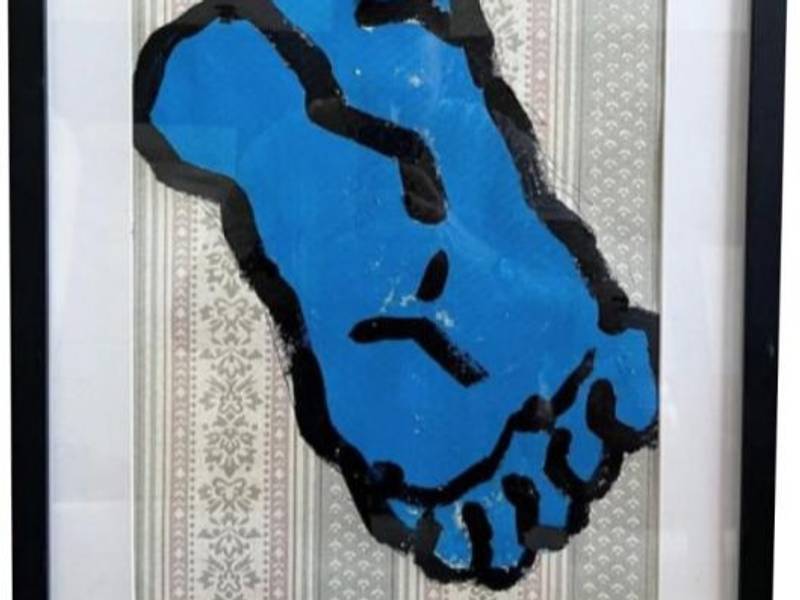 Blue Legs Bogdan 2 Fine Art Painting Dmytro Kozynets - Subjektiv.art