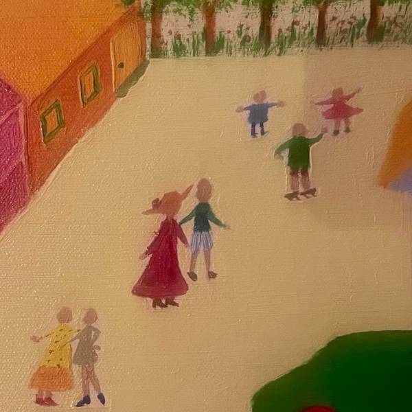 Happy city Fine Art Painting Zohreh Fattah - Subjektiv.art