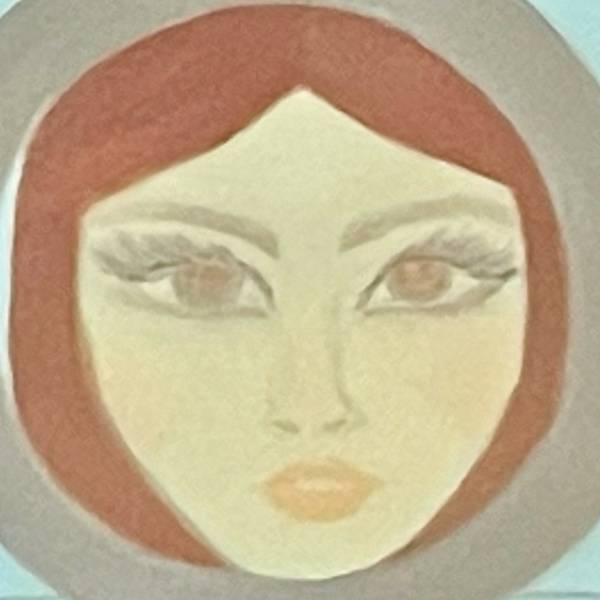 In the mirror Fine Art Painting Zohreh Fattah - Subjektiv.art