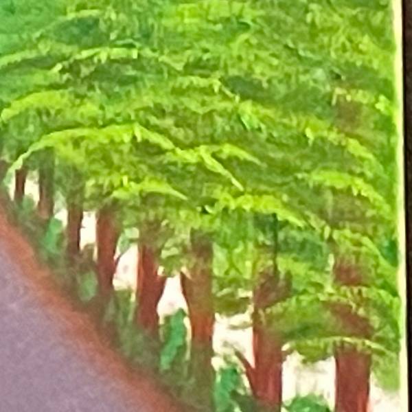 Green way Fine Art Painting Zohreh Fattah - Subjektiv.art