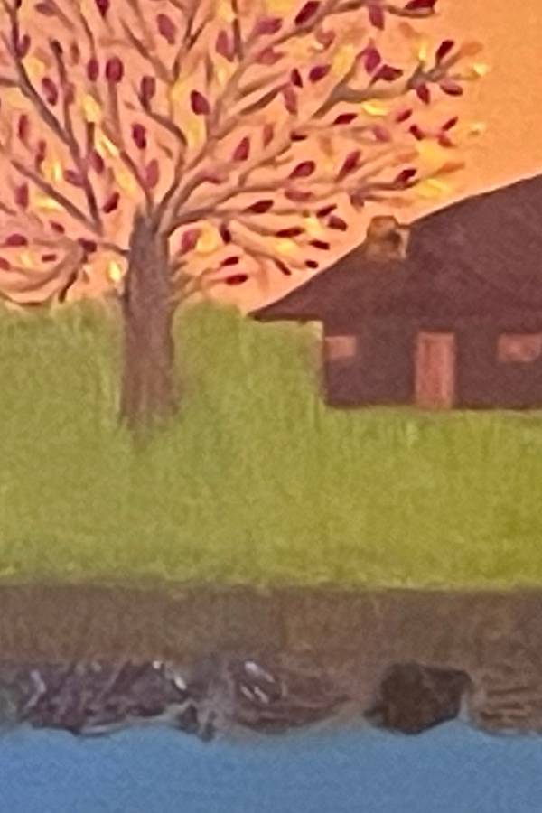 The fall Fine Art Painting Zohreh Fattah - Subjektiv.art