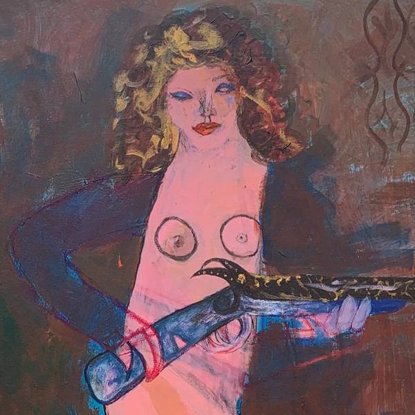 Protectors Naive Painting Kateryna Kopeikina - Subjektiv.art