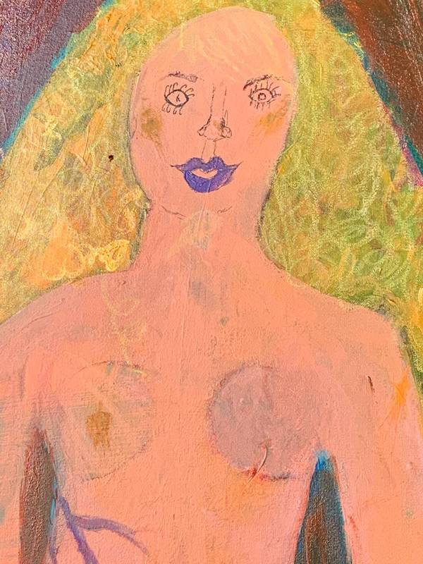 Protectors Naive Painting Kateryna Kopeikina - Subjektiv.art